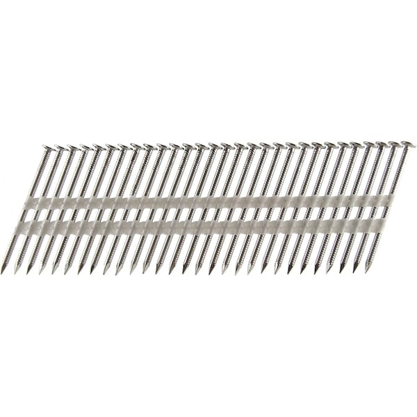 Collated Framing Nail, 8.5 in L, Hot Dipped Galvanized, Round Head, 22 Degrees, 500 PK